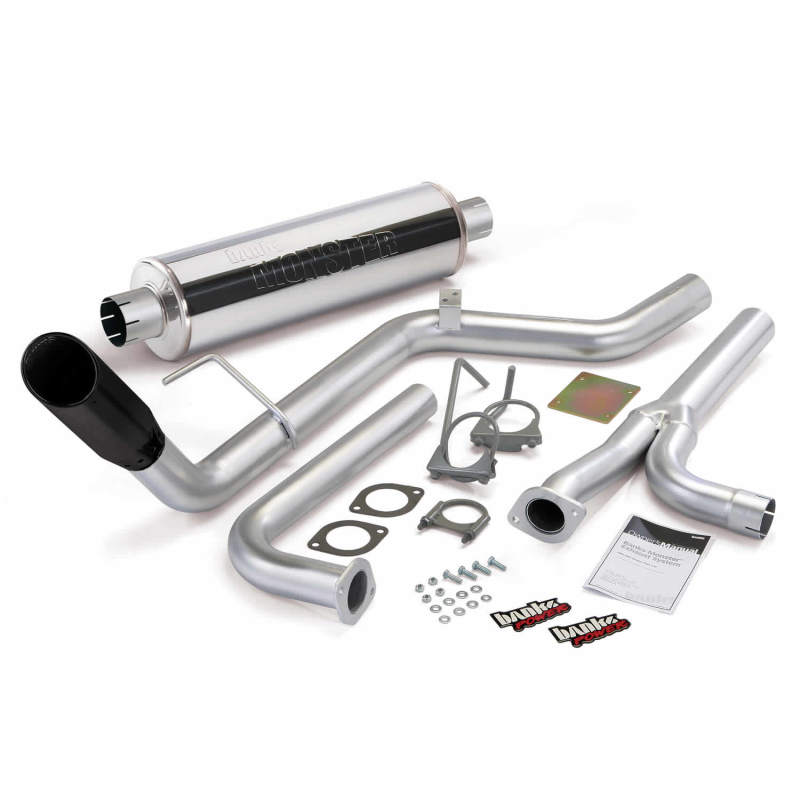 Banks Power 04-14 Nissan 4.0L Frontier All Cab/Beds Monster Exh Sys - SS Single Exh w/ Black Tip - Image 3