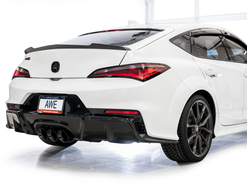 AWE Tuning 2024 Acura Integra Type S DE5 FWD Track Edition Exhaust w/ Triple Diamond Black Tips - Image 8