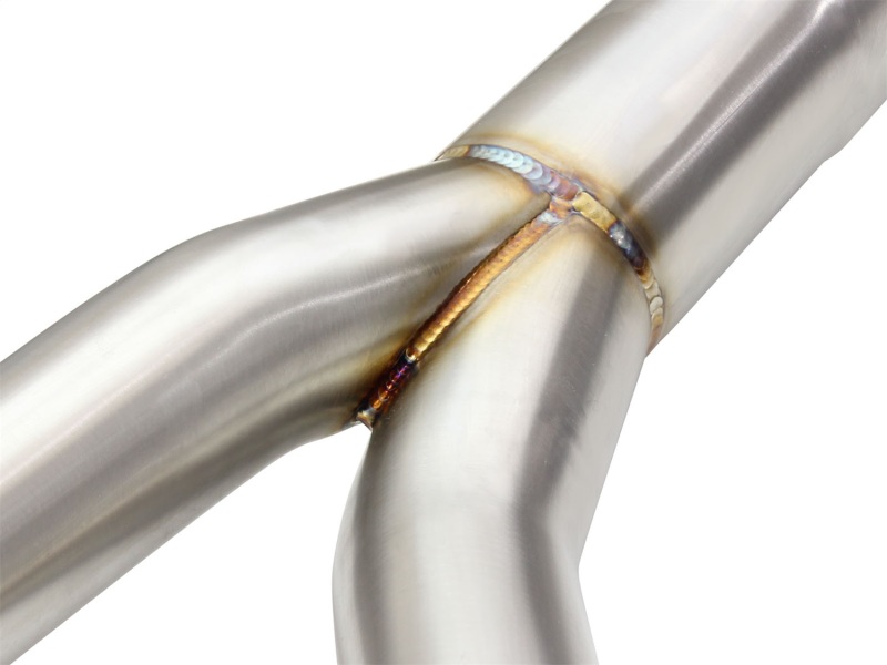 aFe MACHForce XP SS-304 Black Tip 3.0in-2.5in Dia Cat Back Exhaust 11-13 BMW 335i (E90/E92) 3.0L - Image 3