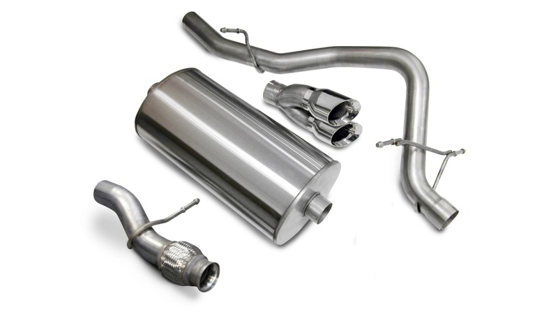 Corsa 2009-2014 Chevrolet Tahoe 5.3L V8 Polished Sport Cat-Back Exhaust - Image 2