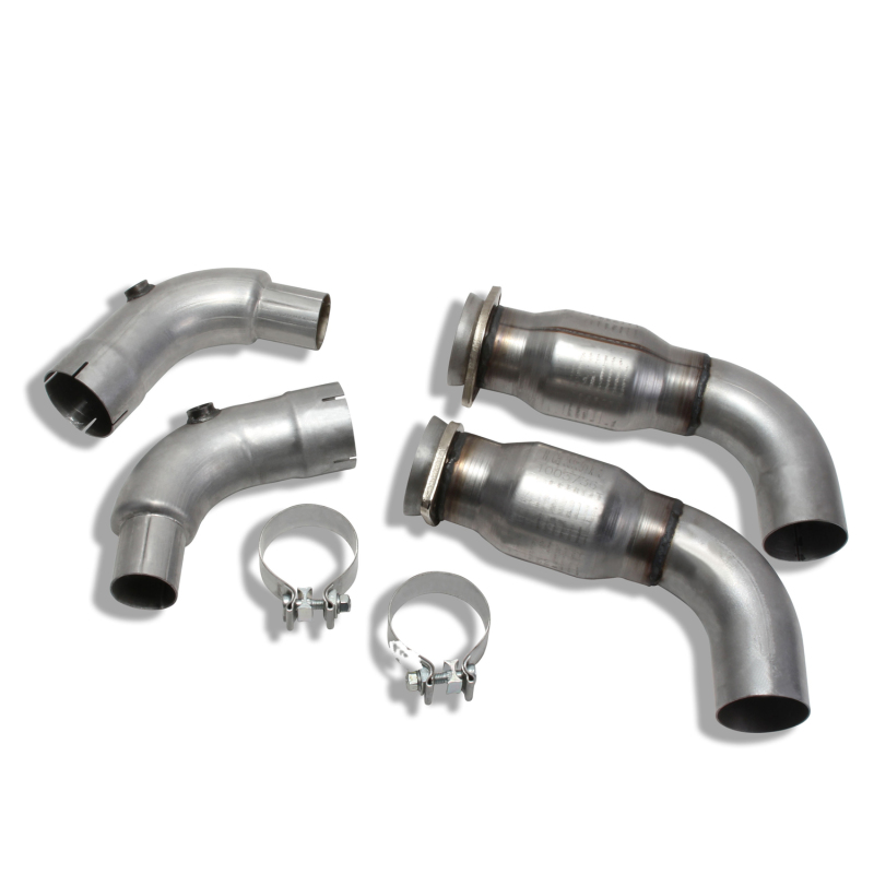 BBK 16-20 Ford Mustang GT350 3in High Flow Catted Pipe Kit (For 1856/18560/18565) - Image 6