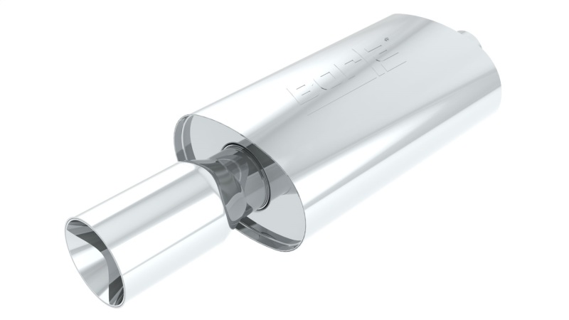 Borla Boomer Blow Torch Muffler Oval 2-1/4in x 4in Side Round Out - Image 5