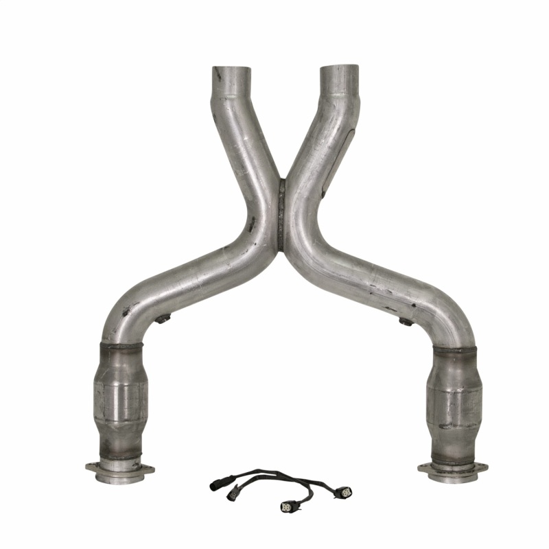 BBK 11-14 Mustang 5.0 Short Mid X Pipe With Catalytic Converters 3.0 For BBK Long Tube Headers - Image 2