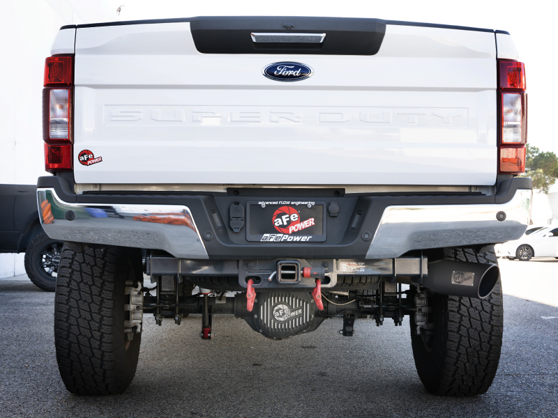 aFe MACHForce XP 4in Cat-Back SS-409 Exhaust w/ Black Tips 2017 Ford Super Duty F-250/F-350 V8-6.2L - Image 5