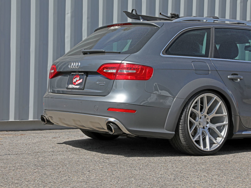aFe MACH Force-Xp 13-16 Audi Allroad L4 SS Cat-Back Exhaust w/ Carbon Tips - Image 6