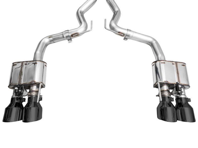 AWE 2024 Ford Mustang Dark Horse S650 RWD SwitchPath Catback Exhaust w/ Quad Diamond Black Tips - Image 10