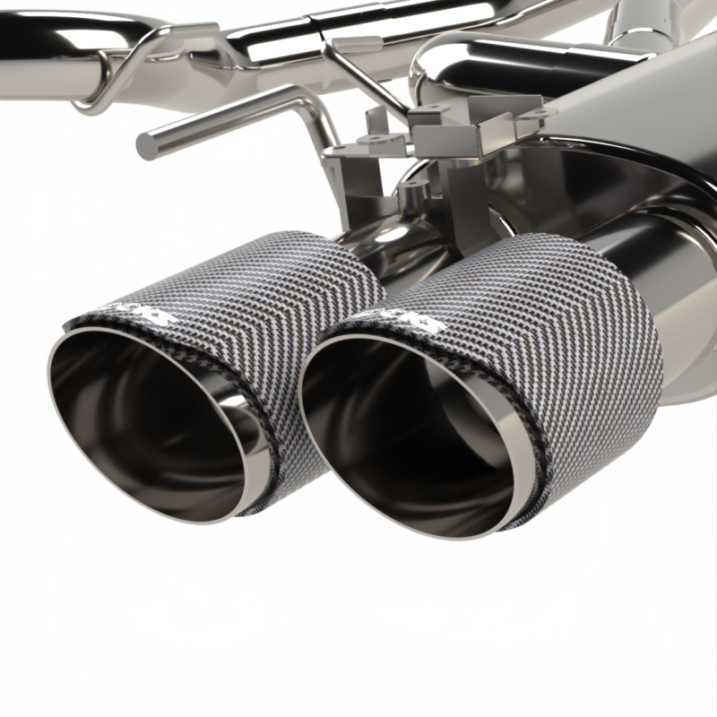 Kooks 18-24 Ford Mustang GT 5.0 3in. Valved Touring Cat-Back Exhaust - Carbon Tips - Image 7