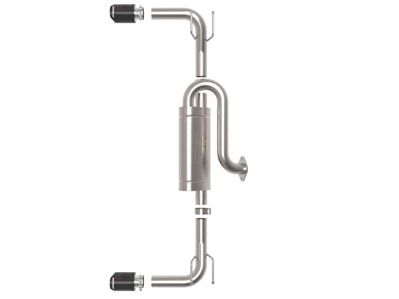 aFe 19-22 Mazda 3 L4 2.5L Takeda 3in to 2-1/2in 304 SS Axle-Back Exhaust w/ Carbon Fiber Tip - Image 6