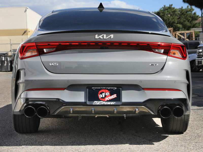 aFe Takeda 21-24 Kia K5 GT L4-2.5L (t) SS Axle-Back Exhaust System w/ Black Tips - Image 4