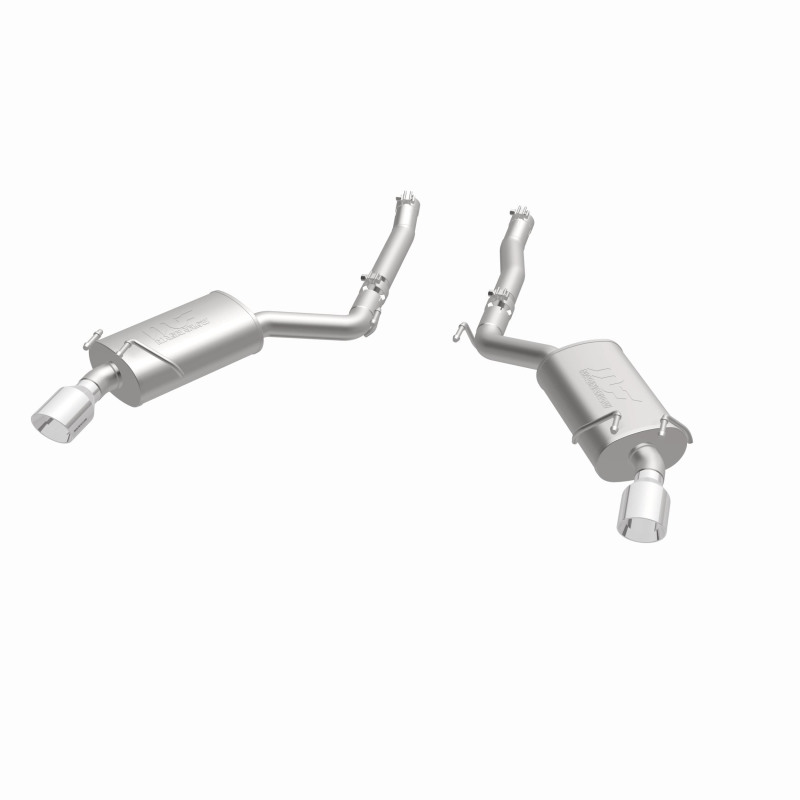 MagnaFlow Axle-Back Stainless Dual Split 4in Polished Tips 10-15 Chevrolet Camaro Convert. 3.6L V6 - Image 6