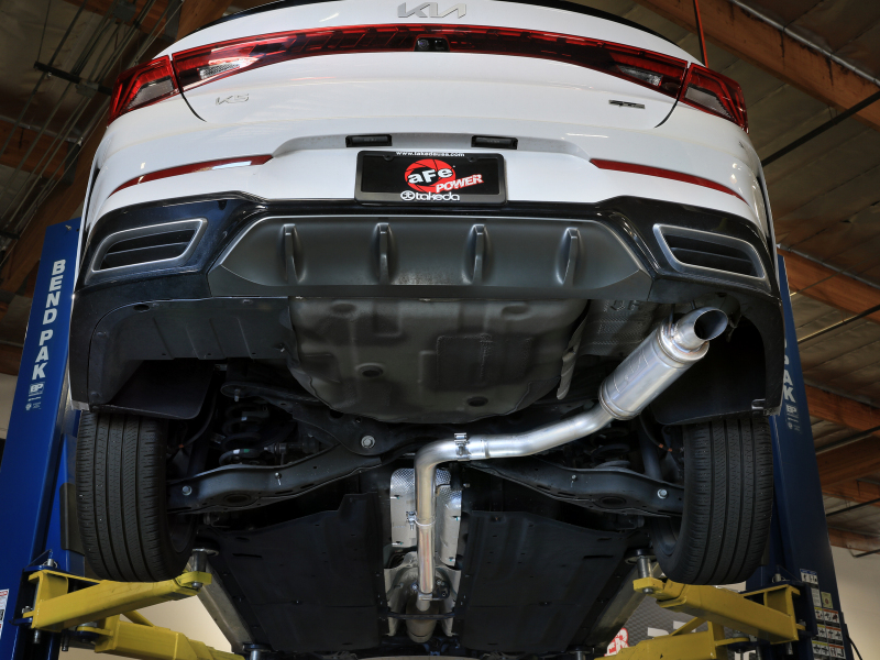 aFe 21-24 Kia K5 Takeda 2.5in 304 Stainless Steel Cat-Back Exhaust System - Image 7
