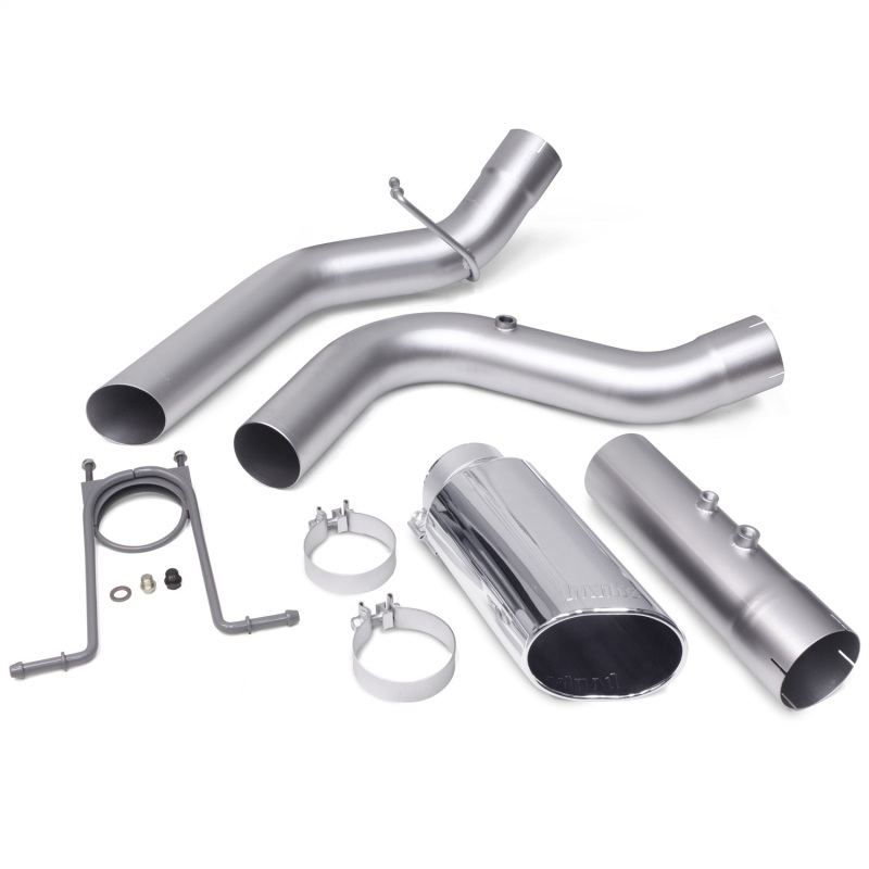 Banks Power 17+ GM Duramax L5P 2500/3500 Monster Exhaust System - SS Single Exhaust w/ Chrome Tip - Image 2