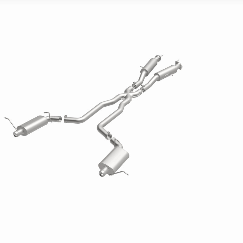 MagnaFlow 12 Jeep Grand Cherokee V8 6.4L Dual Split Rear Exit Stainless Cat Back Performance Exhaust - Image 7