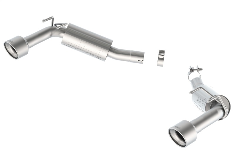 Borla 14-15 Camaro SS 6.2L V8 RWD Single Split Rr Exit S-Type Exhaust (rear section only) - Image 2