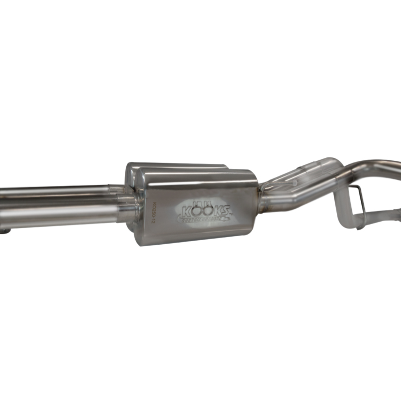 Kooks 11-14 Ford Raptor SVT 6.2L 4V Ext Cab 3in GREEN Cat X-Pipe Kooks HDR Req - Image 5