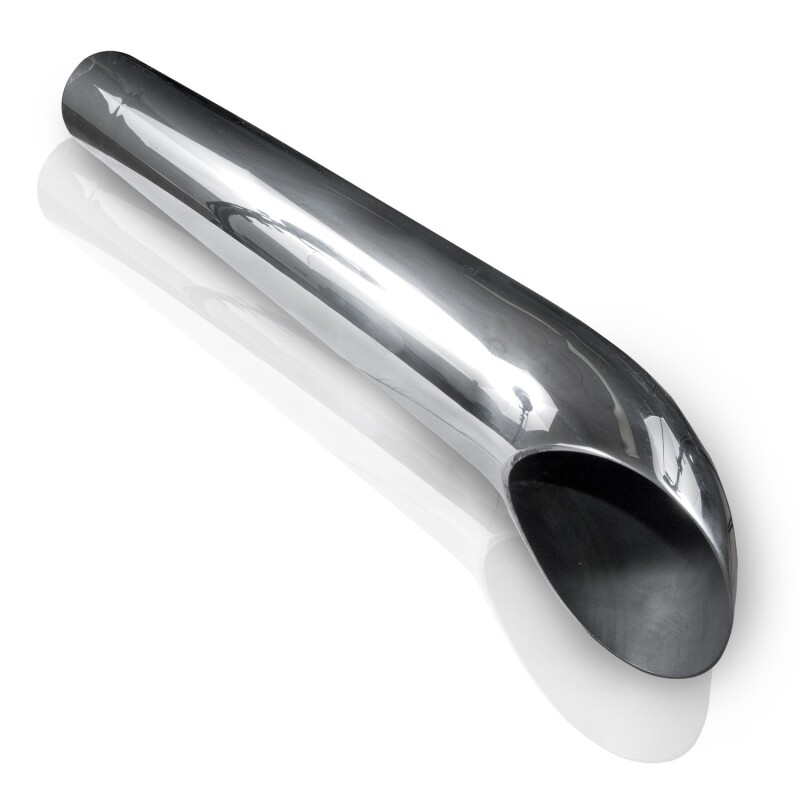Stainless Works 2in ID INLET TURN DOWN MUFFLER - Image 2