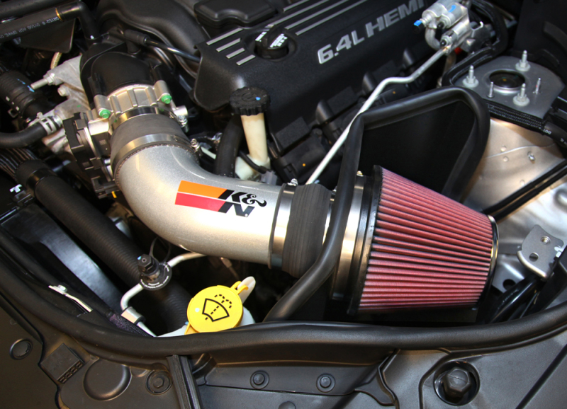 K&N 12-15 Jeep Grand Cherokee SRT 8 6.4L V8 High Flow Performance Intake Kit - Image 6