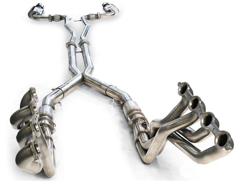 Kooks 14 Chevy SS LS3 6.2L OEM 3in Axleback Exhaust. w/and Quad 3in Slash Cut Pol Tips - Image 7