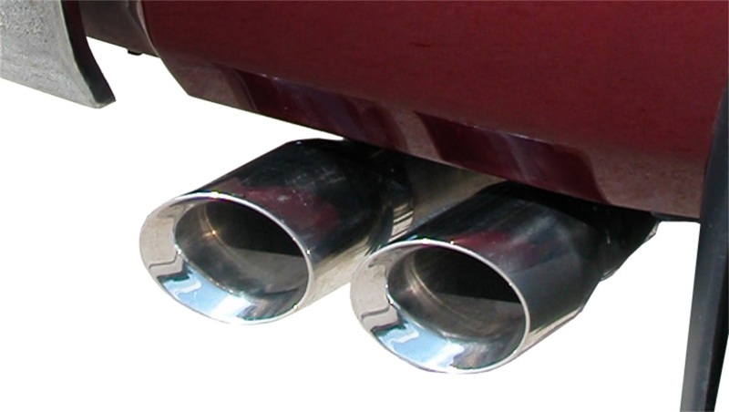 Corsa 2007-2008 Toyota Tundra Double Cab/Crew Max 5.7L V8 Polished Sport Cat-Back Exhaust - Image 2