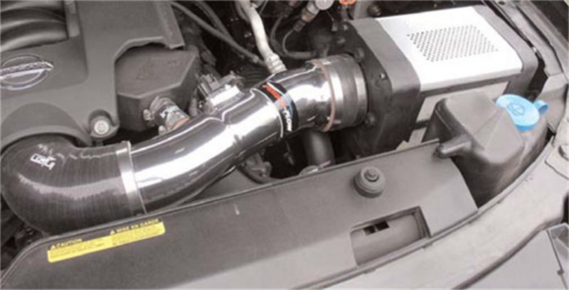 Injen 04-10 QX56 / 04-12 Amada/Titan V8 5.6L w/Power Box Wrinkle Black Power-Flow Air Intake System - Image 5