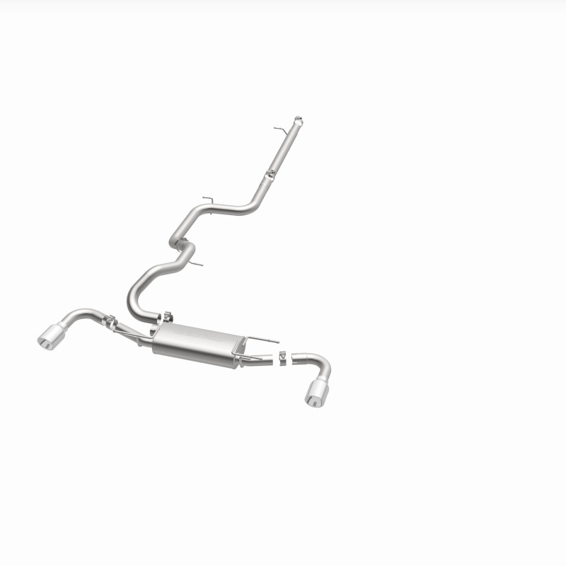 MagnaFlow 10-12 Mazda 3 L4 2.5L Hatchback Split Rear Exit Stainless Cat Back Performance Exhaust - Image 10