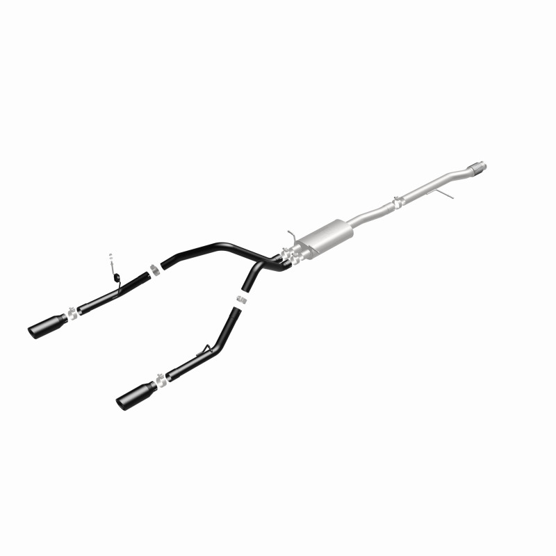 MagnaFlow SYS Cat-Back 4in Black Dual Split Rear Tips 14-15 Chevy Silverado/GMC Sierra 4.3L-5.3L - Image 5