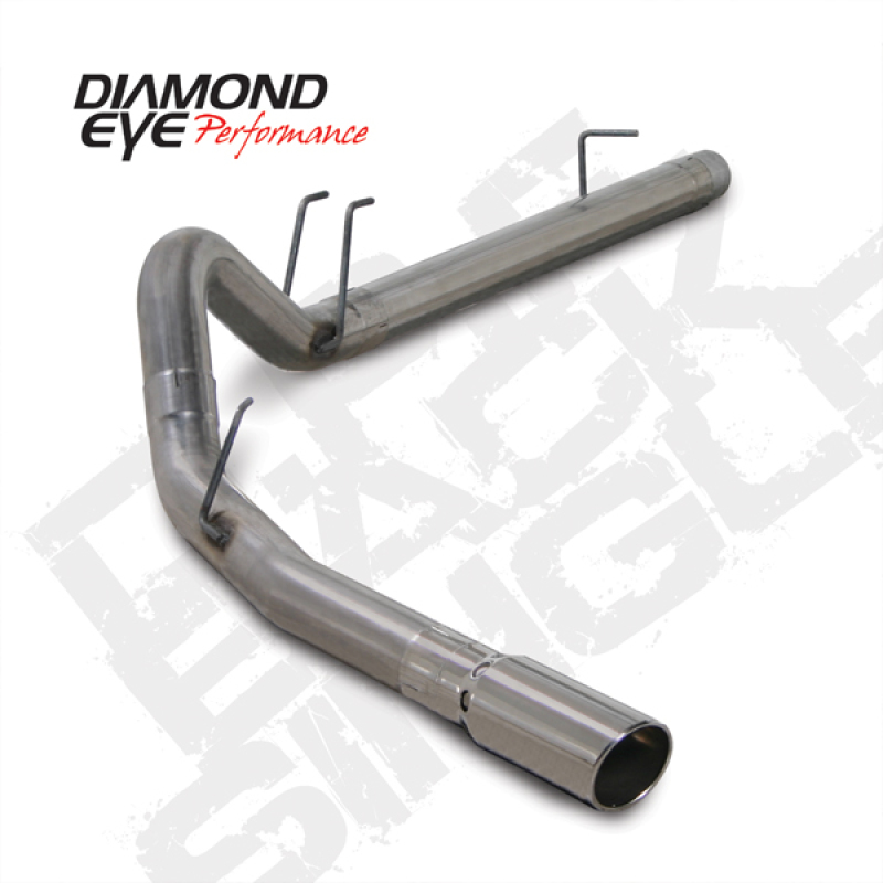 Diamond Eye KIT 4in DPF-BACK SGL SS 08-09 6 4L F250/F350 PCKGD BX46X14X14OD EL-PL 44inX13 5inX13 5in - Image 3