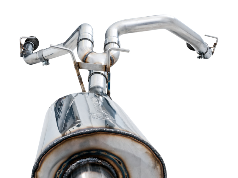 AWE Tuning 19-21 RAM 1500 5.7L (w/Cutouts) 0FG Dual Rear Exit Cat-Back Exhaust - Diamond Black Tips - Image 6