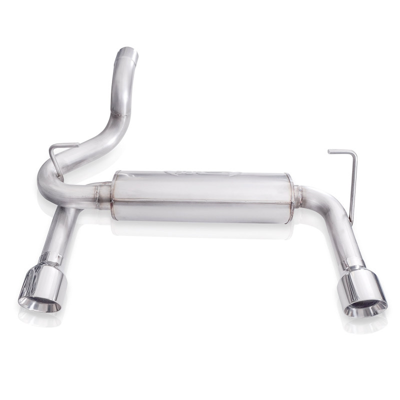 Stainless Works 2018+ Jeep Wrangler JL 304SS Factory Connect 2.5in Axle Back Exhaust System - Image 7