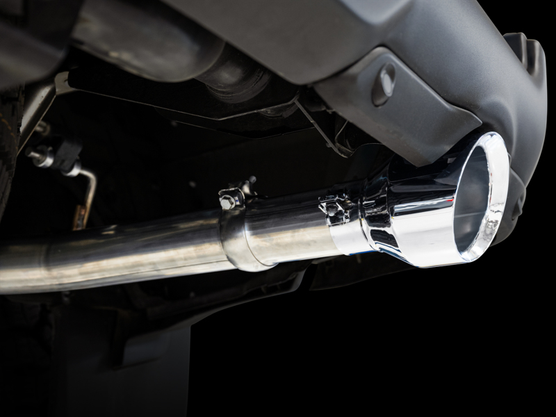 AWE Tuning 19-21 RAM 1500 5.7L (w/Cutouts) 0FG Dual Rear Exit Cat-Back Exhaust - Chrome Silver Tips - Image 3