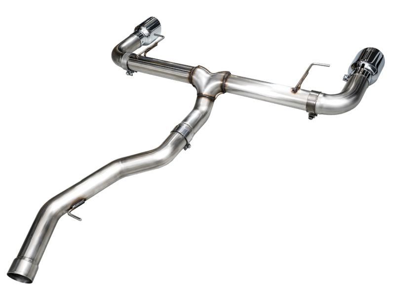 AWE 19-23 BMW 330i / 21-23 BMW 430i Base G2X Track Edition Axle Back Exhaust - Chrome Silver - Image 6