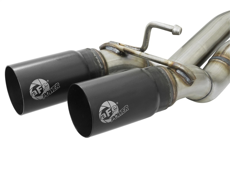 aFe Rebel Exhausts Cat-Back SS 16 Toyota Tacoma V6-3.5L w/ Black Tips - Image 4