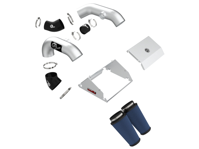 aFe Rapid Induction Pro 5R Cold Air Intake System Brushed 21-22 Ford F-150 Raptor V6-3.5L (tt) - Image 2
