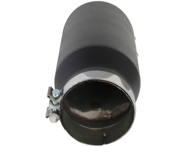 aFe MACH Force-XP 409 SS Right Side Single Wall Exhaust Tip 5in Inlet x 7in Outlet x 15in L - Image 6