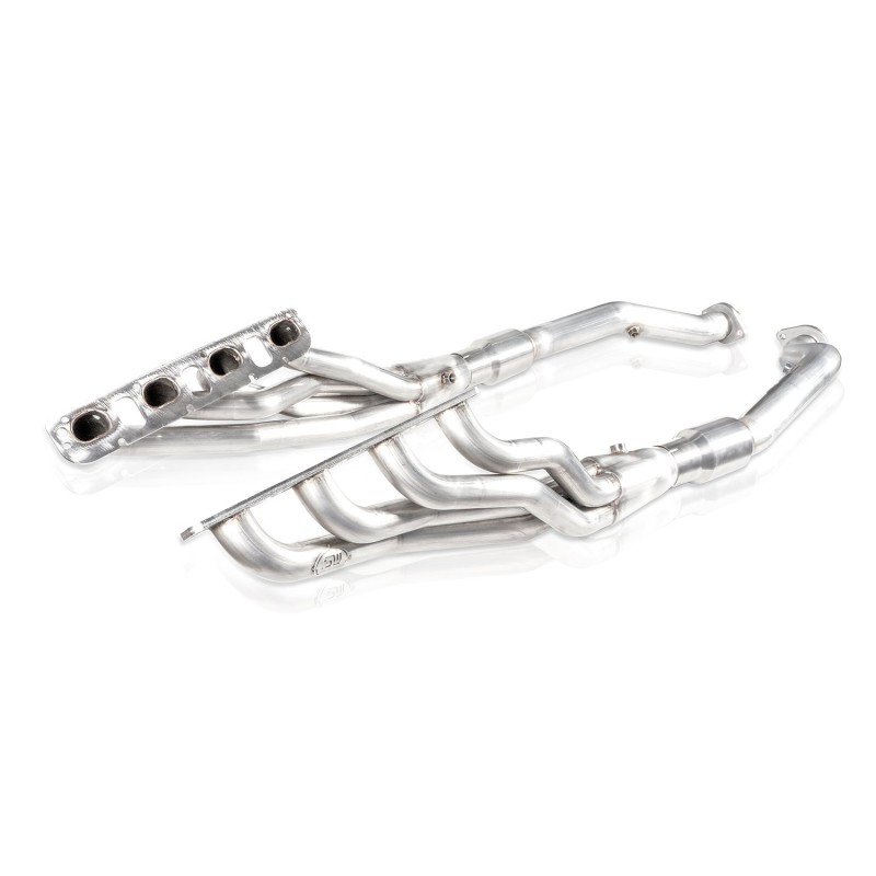 Stainless Works 2018 Jeep TrackHawk 6.2L Headers 1-7/8in Primaries High-Flow Cats 3in Leads - Image 5