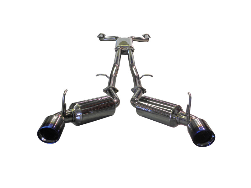 Injen 09-20 Nissan 370Z Dual 60mm SS Cat-Back Exhaust w/ Built In Resonated X-Pipe - Image 2