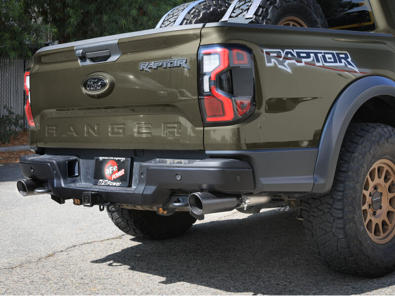 aFe Vulcan Series 3in 304SS Cat-Back Exhaust 24-25 Ford Ranger Raptor V6-3.0L (tt) w/ Black Tips - Image 5