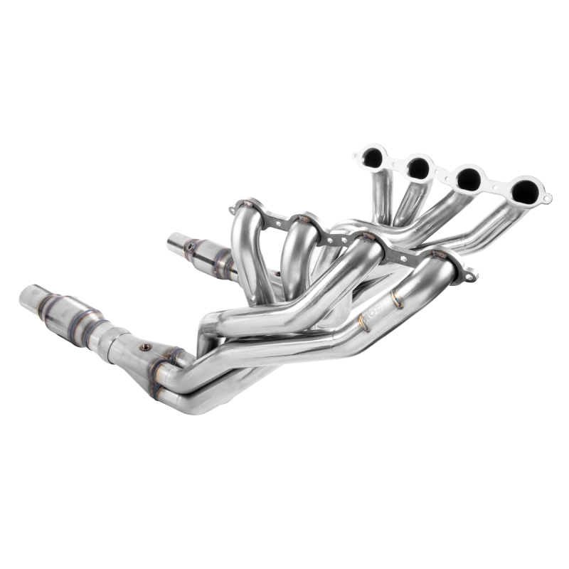 Kooks 2015 Chevy Camaro Z28 1 7/8in x 3in SS LT Headers w/ Green Catted Connection Pipes - Image 3