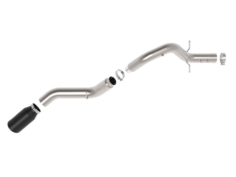 aFe Large Bore-HD 5in 409SS DPF-Back Exhaust System w/Blk Tip 24-25 GM Diesel Trucks V8-6.6L(td) L5P - Image 2