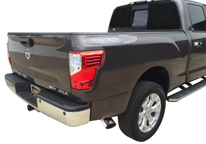 Gibson 16-17 Nissan Titan XD S 5.0L 4in Filter-Back Single Exhaust - Aluminized - Image 2