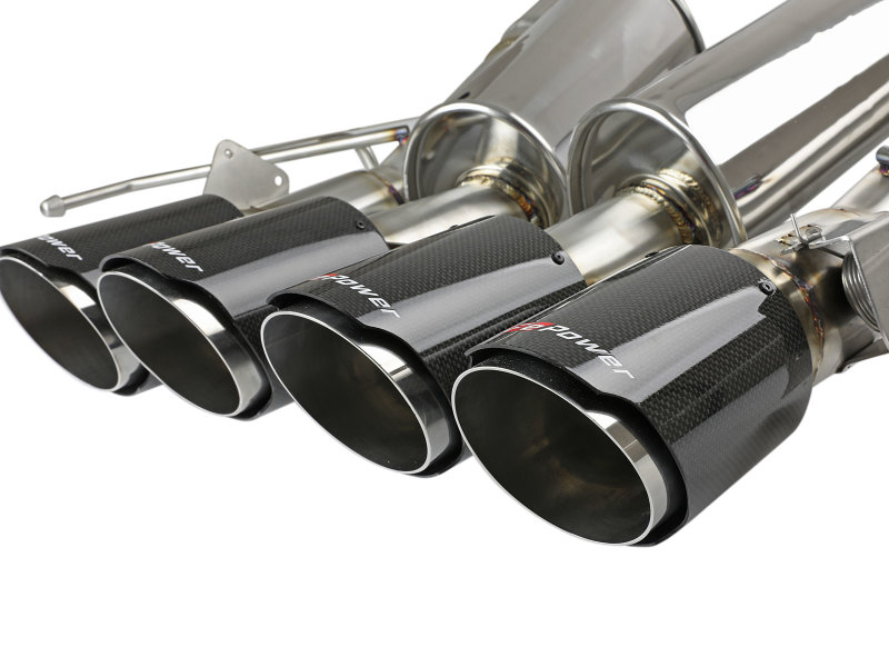 aFe MACH Force-Xp Axle-Back Exhaust System w/ Carbon Fiber Tips Chevrolet Corvette (C7) 14-19 6.2L - Image 2