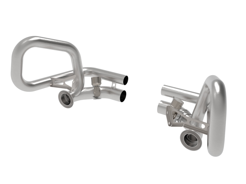 aFe 14-19 Porsche 911 H6-3.8/4.0L GT3 MACH Force-Xp 304 Stainless Steel Primary Muffler Delete Pipe - Image 2