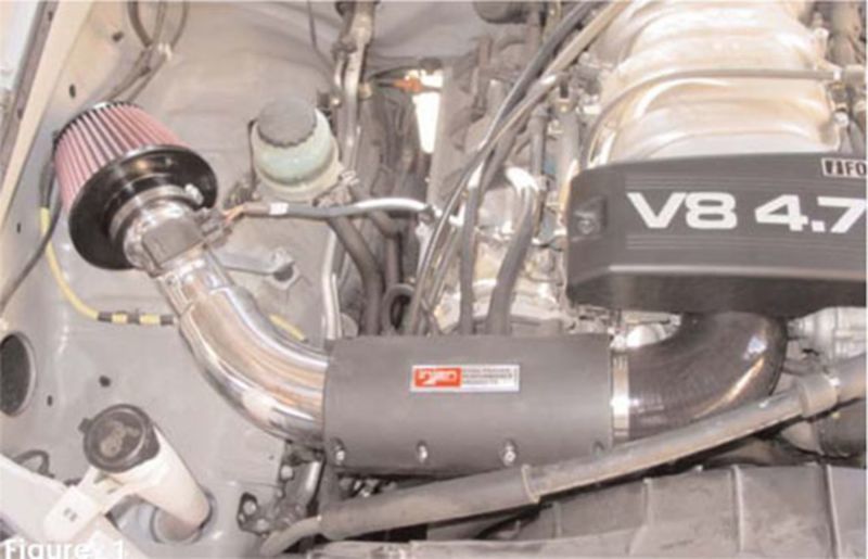 Injen 00-04 Tundra / Sequoia 4.7L V8 & Power Shield only Wrinkle Black Power-Flow Air Intake System - Image 5