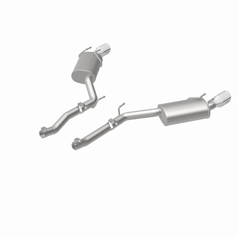 MagnaFlow Axle-Back Stainless Dual Split 4in Polished Tips 10-15 Chevrolet Camaro Convert. 3.6L V6 - Image 3