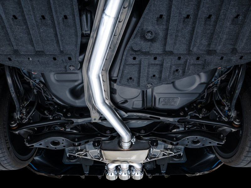 AWE Tuning 2023 Honda Civic Type R FL5 Touring Edition Exhaust w/ Triple Chrome Silver Tips - Image 4