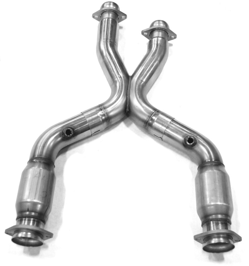 Kooks 96-04 Ford Mustang SVT Cobra Mach 1 SVT Cobra 1-5/8 x 1-3/4 x 3 4V Header & Catted X-Pipe Kit - Image 4