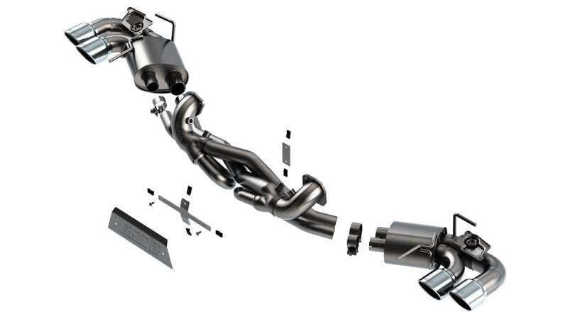 Borla 20-23 Chevrolet Corvette Stingray ATAK Cat-Back Exhaust System (Euro Spec) - Image 5