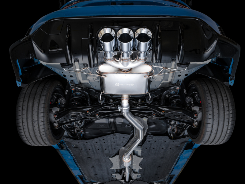 AWE Tuning 2023 Honda Civic Type R FL5 Touring Edition Exhaust w/ Triple Chrome Silver Tips - Image 7