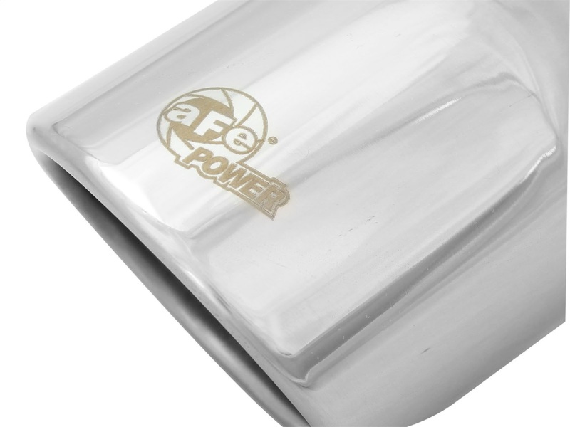 aFe MACH Force-Xp 2.5in Inlet x 3-1/2in Outlet x 6in Length 2.5in 304 Stainless Steel Exhaust Tip - Image 4