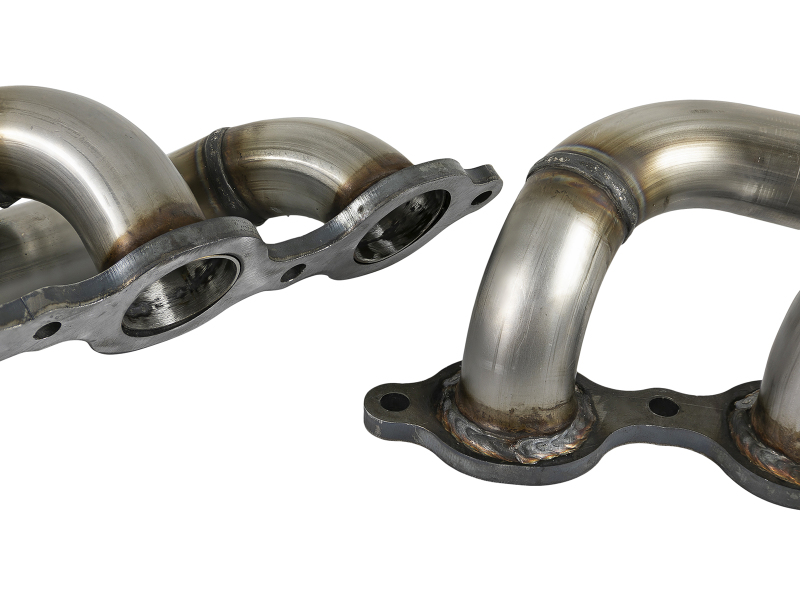 aFe Twisted Steel 1-3/4in 304SS Shorty Headers 2019 GM Silverado / Sierra 1500 V8-5.3L/6.2L - Image 4